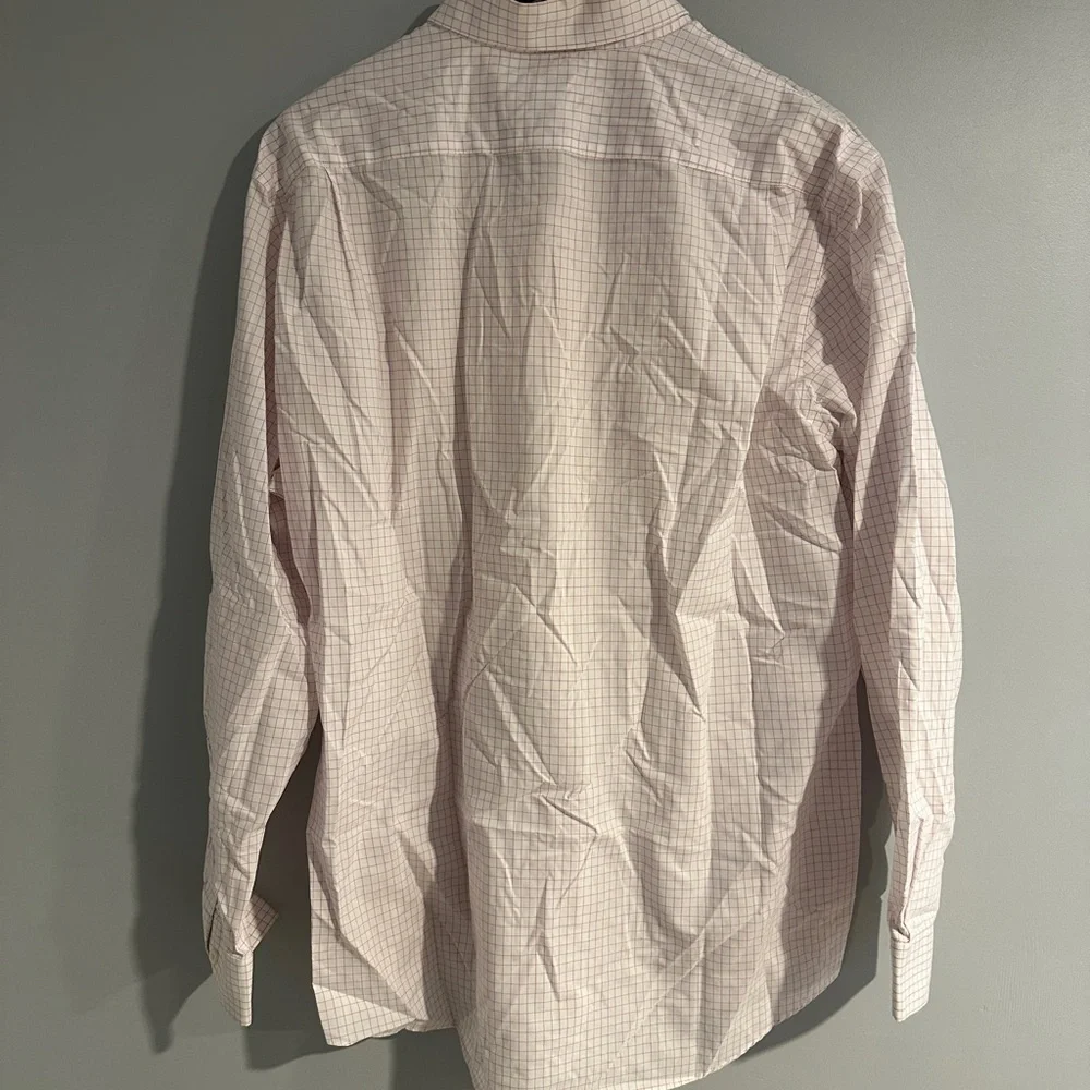 L.L. Bean Men's Light Pink Checkered Shirt